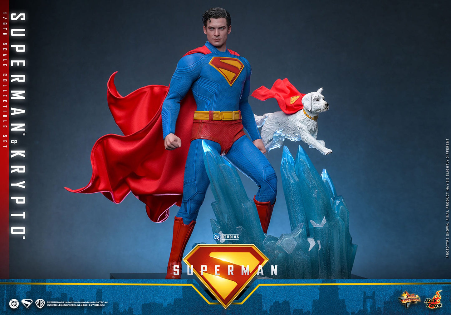 Superman (2025): Superman & Krypto: 1/6th Scale Action Figure - Hot Toys Action Figure
