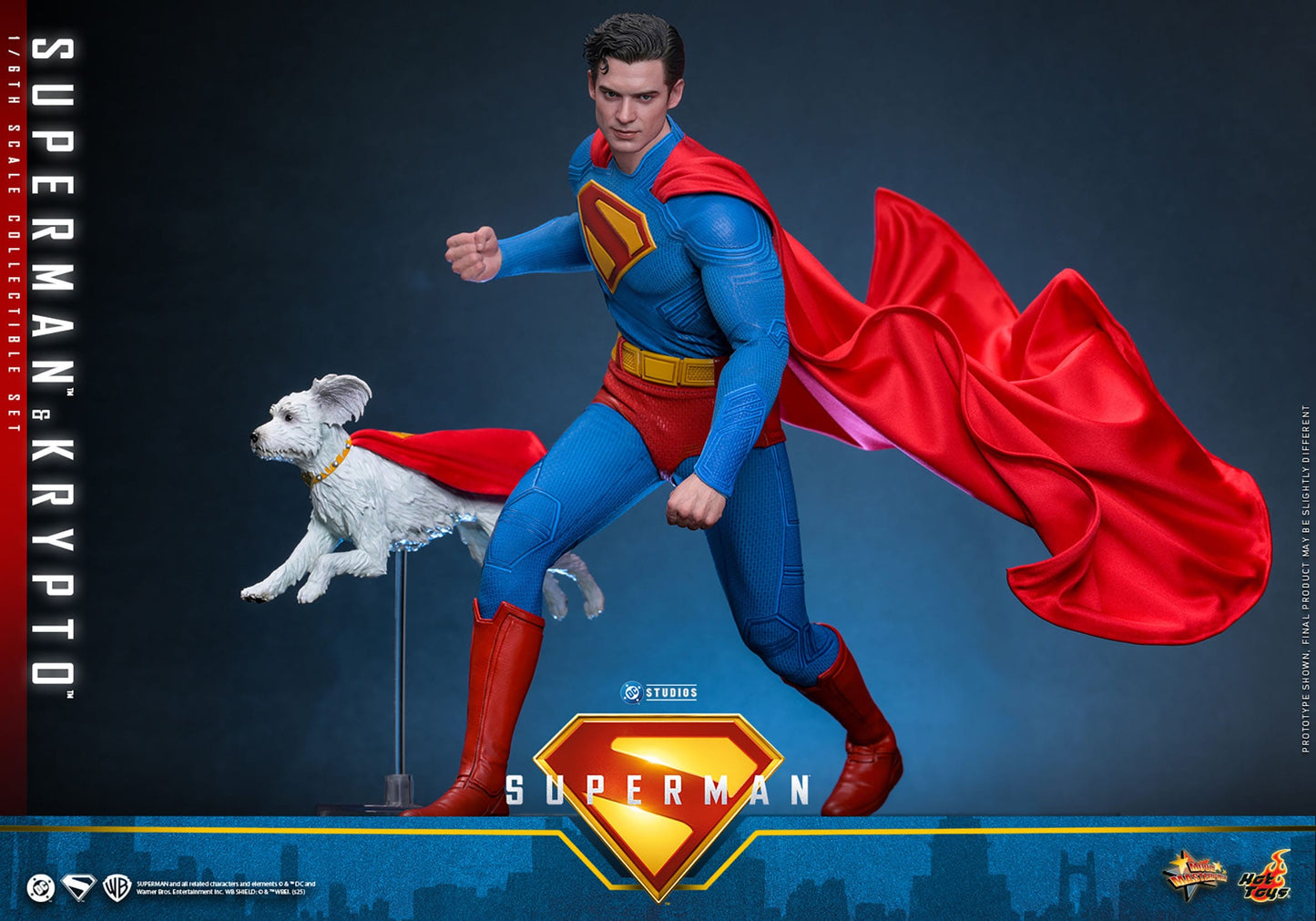 Superman (2025): Superman & Krypto: 1/6th Scale Action Figure - Hot Toys Action Figure