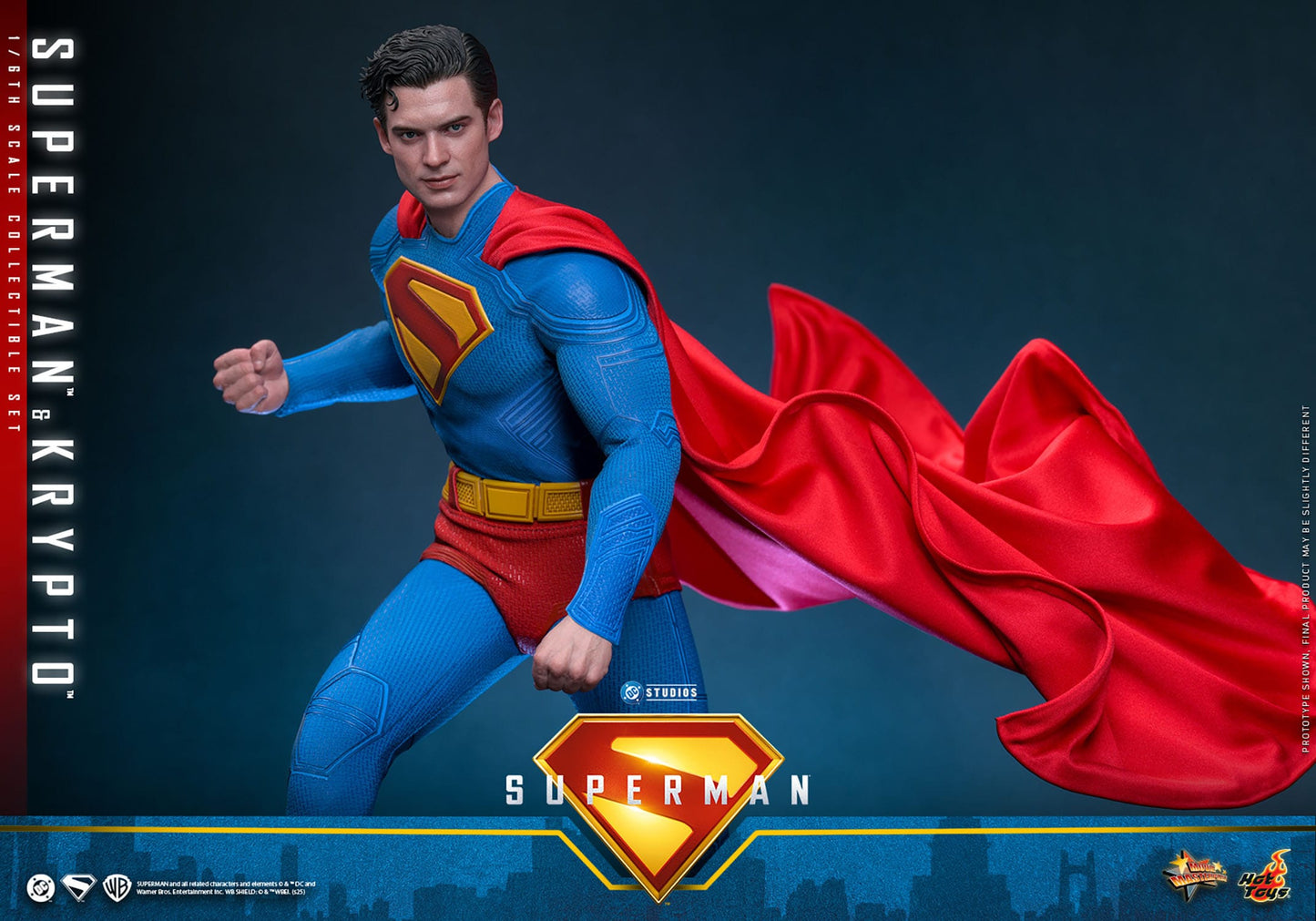Superman (2025): Superman & Krypto: 1/6th Scale Action Figure - Hot Toys Action Figure