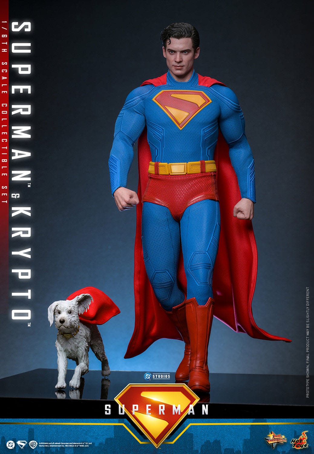 Superman (2025): Superman & Krypto: 1/6th Scale Action Figure - Hot Toys Action Figure