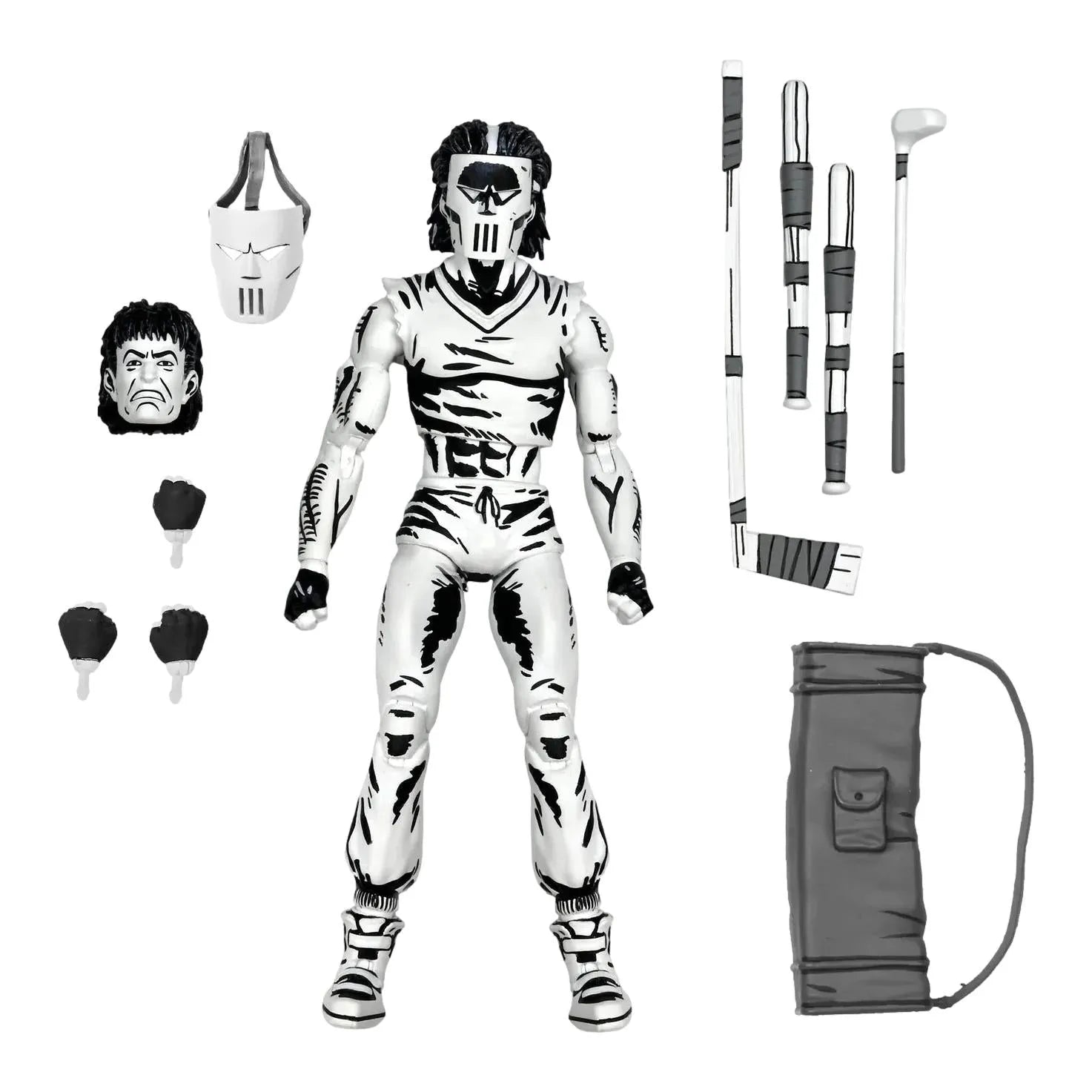 Teenage Mutant Ninja Turtles: Casey Jones: Black & White: 7" Action Figure: Neca - Neca Action Figure