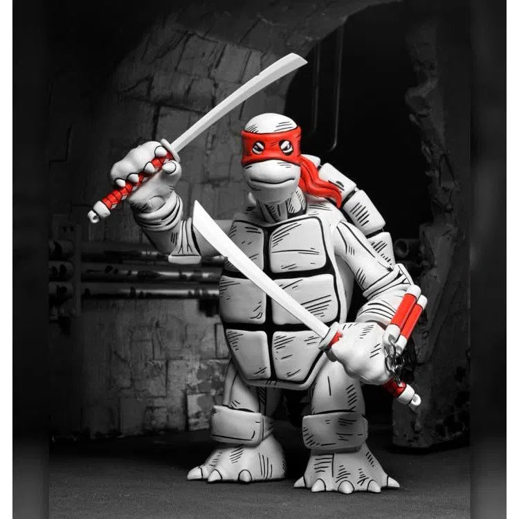 Teenage Mutant Ninja Turtles: (Mirage Comics): First Turtles: (Black & White): Two-Pack: 7" Action Figure Neca