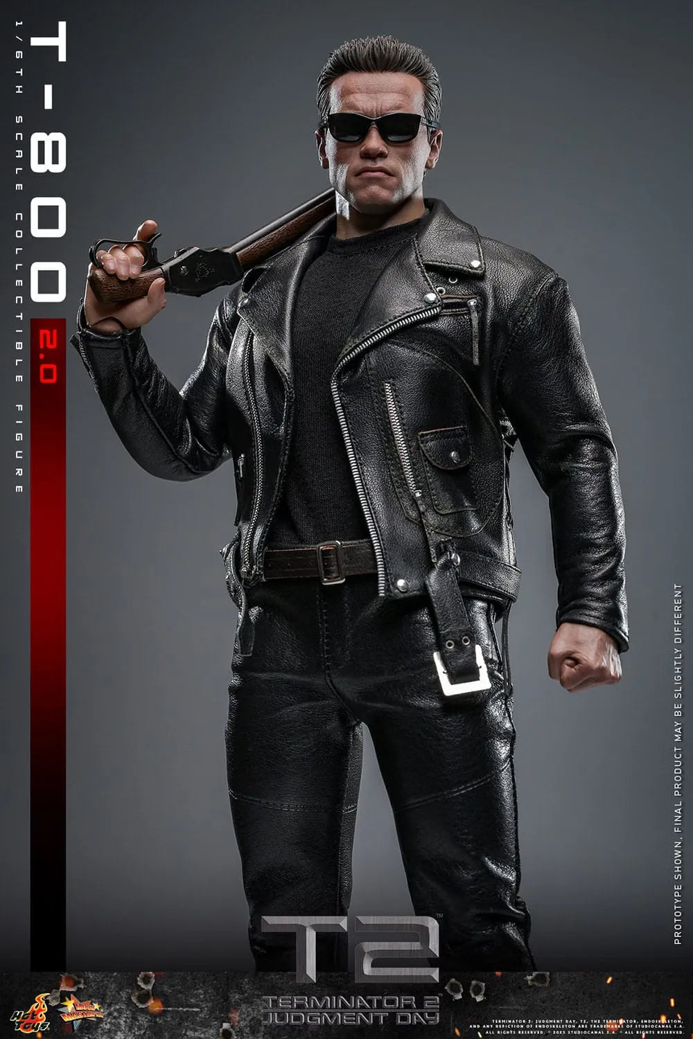 Terminator 2: T-800 Version 2.0: MMS795: 1/6th Scale Action Figure: Hot Toys Hot Toys