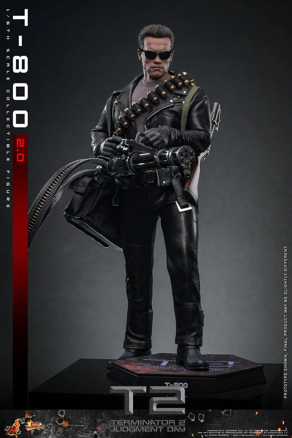 Terminator 2: T-800 Version 2.0: MMS795: 1/6th Scale Action Figure: Hot Toys Hot Toys