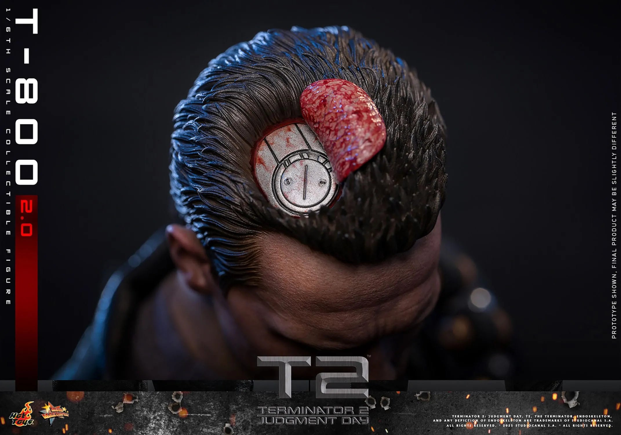 Terminator 2: T-800 Version 2.0: MMS795: 1/6th Scale Action Figure: Hot Toys Hot Toys