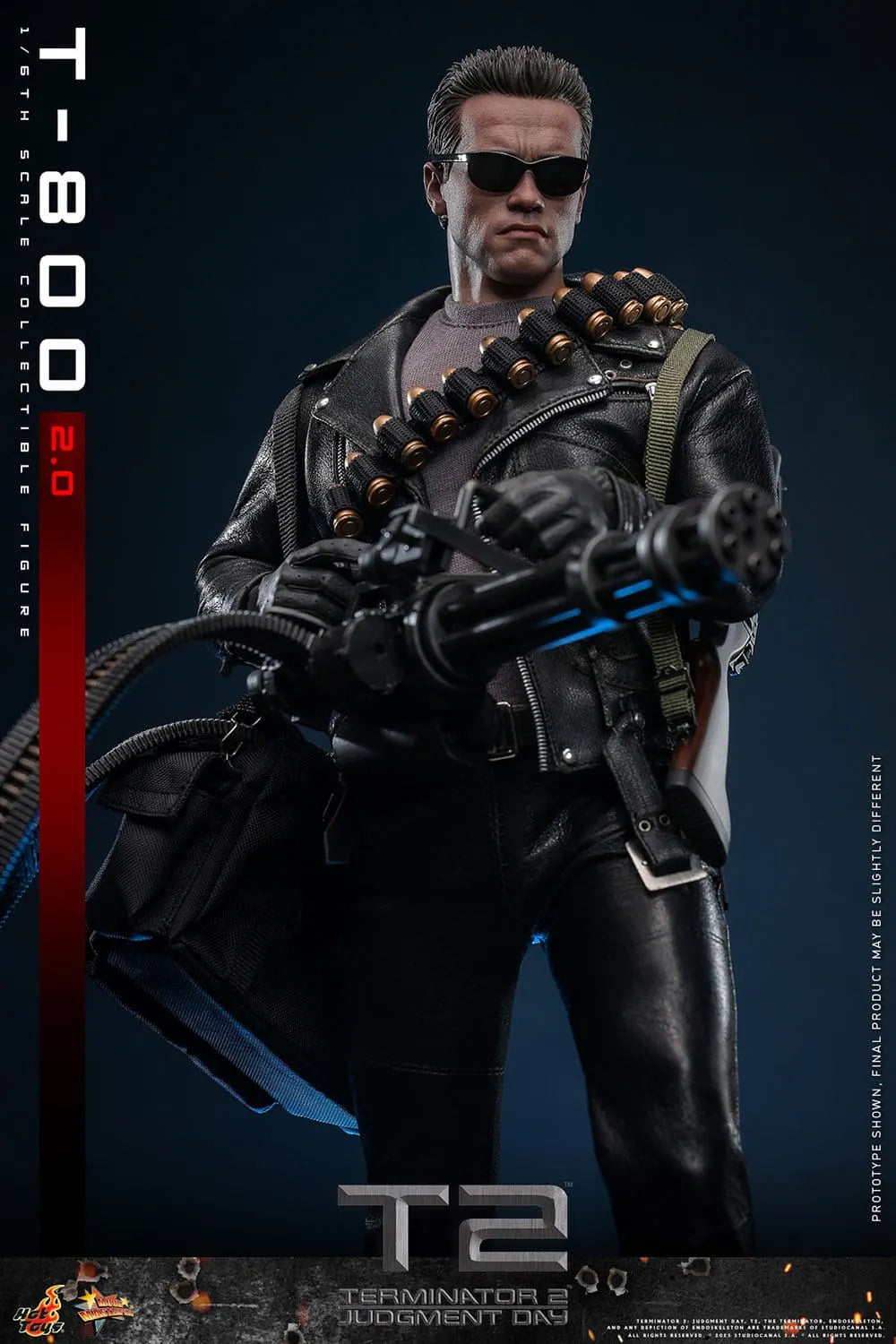 Terminator 2: T-800 Version 2.0: MMS795: 1/6th Scale Action Figure: Hot Toys Hot Toys