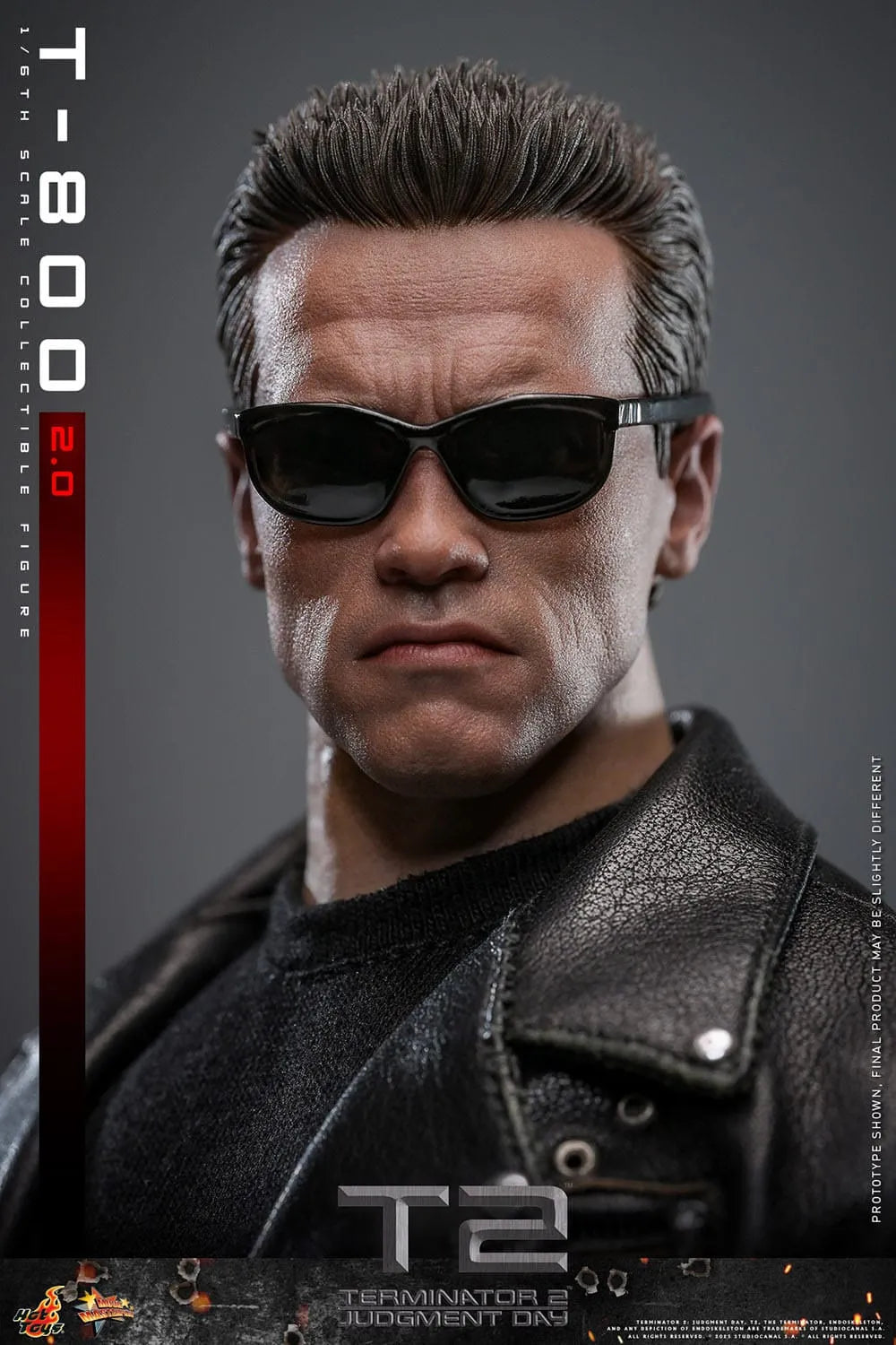 Terminator 2: T-800 Version 2.0: MMS795: 1/6th Scale Action Figure: Hot Toys Hot Toys