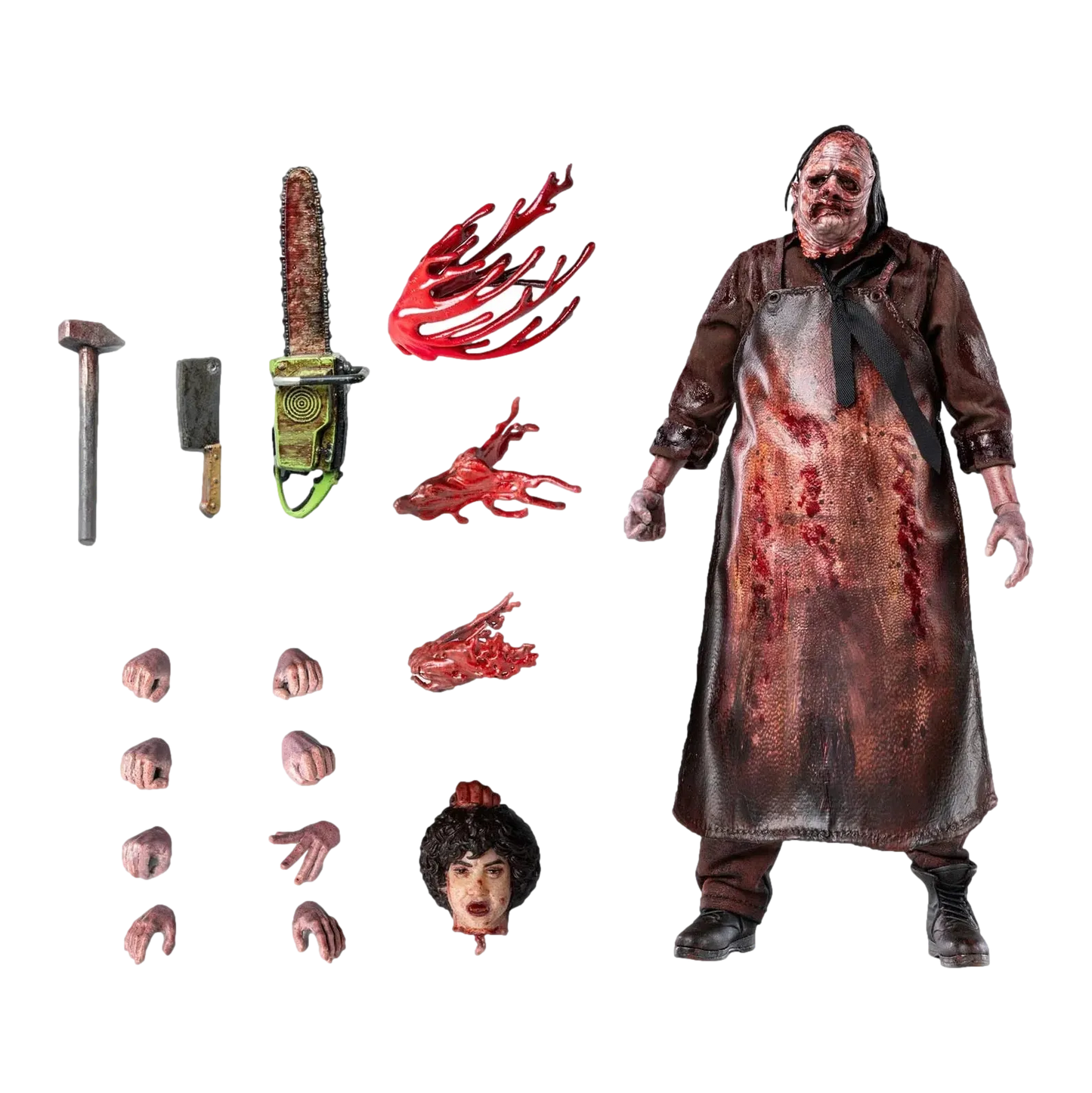 Texas Chainsaw Massacre 2022: Leatherface: Exquisite Super Series: 1/12 Action Figure - Hiya Toys Action Figure