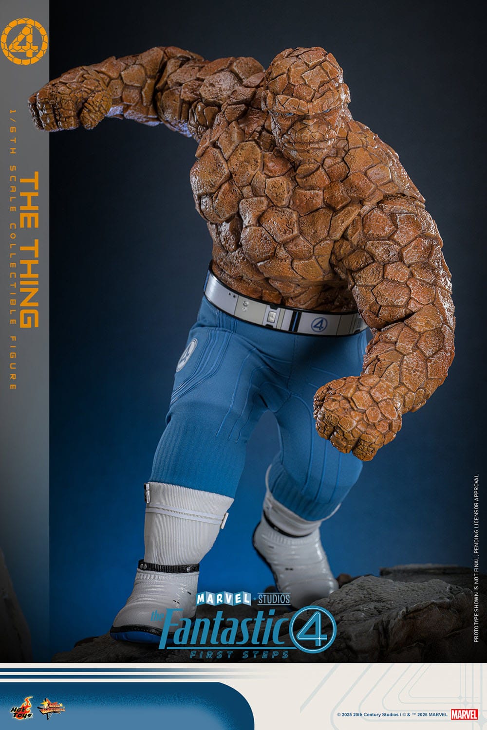 The Fantastic Four: First Steps: The Thing: 1/6th Scale Action Figure - Hot Toys Action Figure
