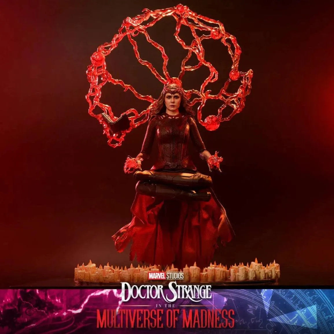 Hot Toys The Scarlet Witch: Deluxe: Multiverse Of Madness: Marvel Hot Toys The Scarlet Witch: Deluxe: Multiverse Of Madness: Marvel