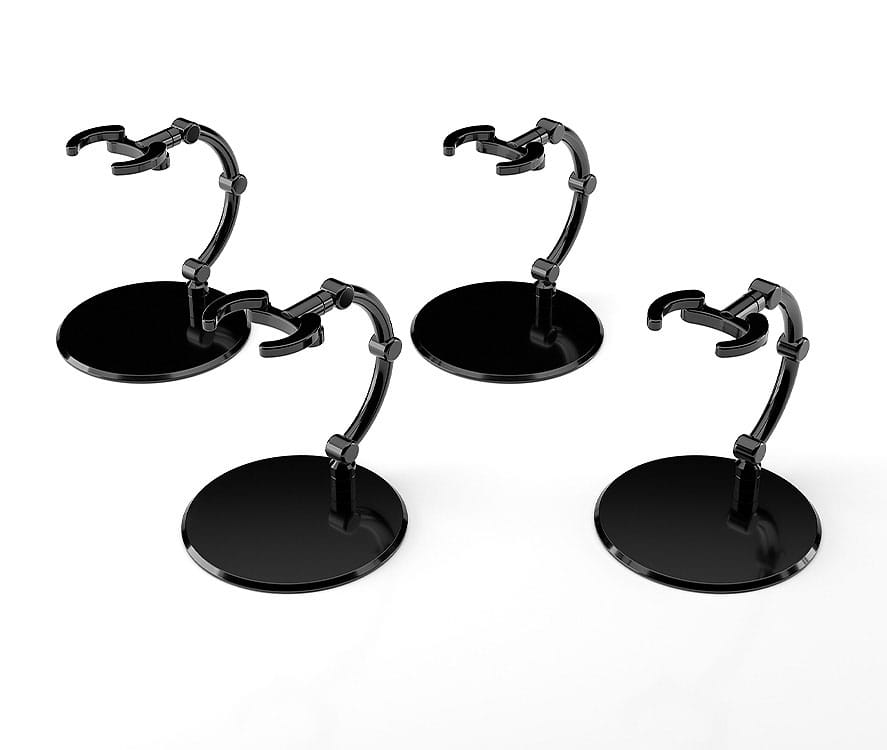 The Simple Stand Mini Nendoroid More for Mini Figures & Models mini Black 4er-Pack - Good Smile Company Action figures: accessories