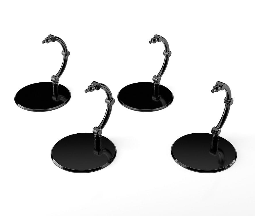 The Simple Stand Mini Nendoroid More for Mini Figures & Models mini Black 4er-Pack - Good Smile Company Action figures: accessories