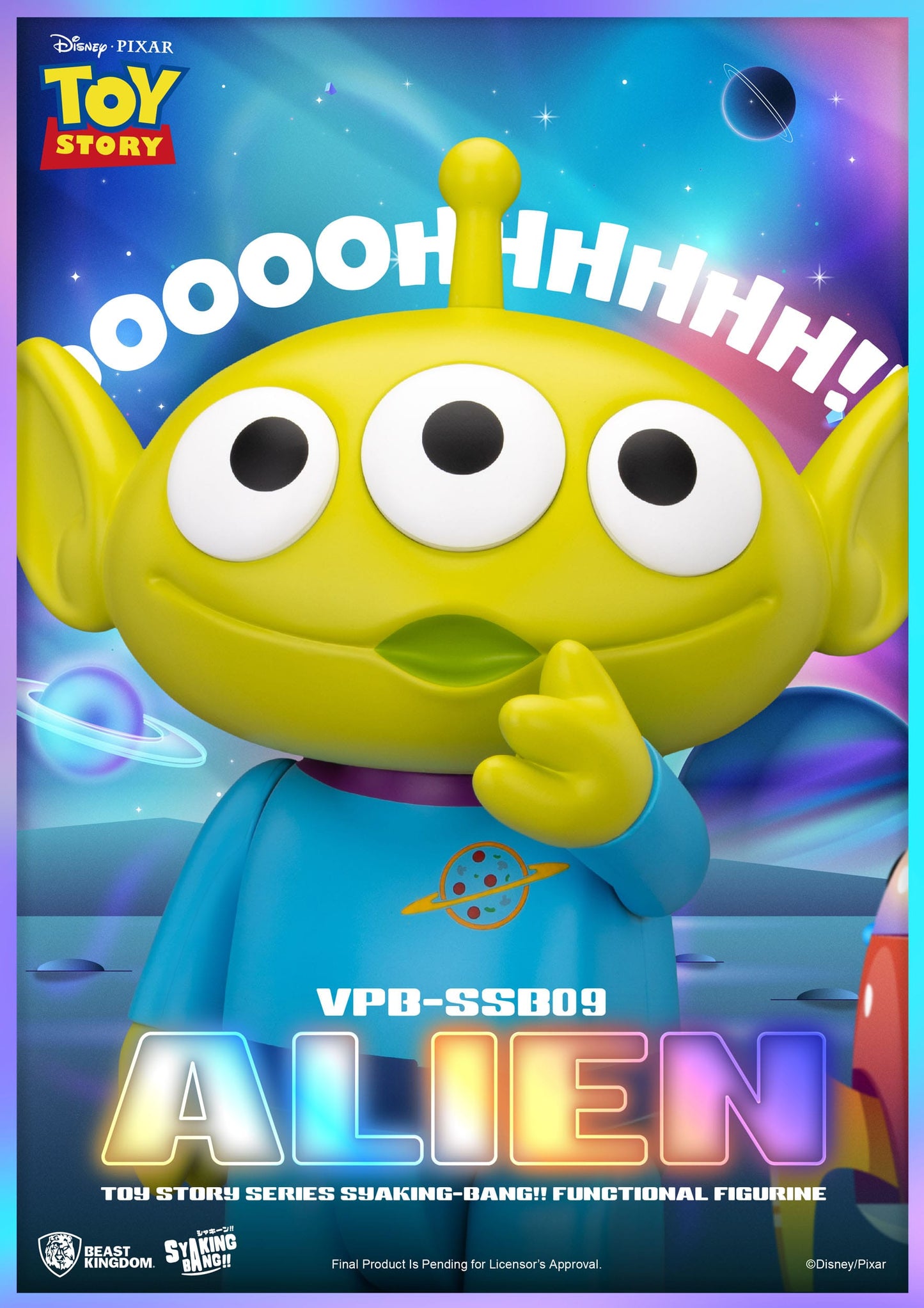 Toy Story: Alien: Syaking-Bang!!: 33cm Piggy Bank - Beast Kingdom Piggy Bank