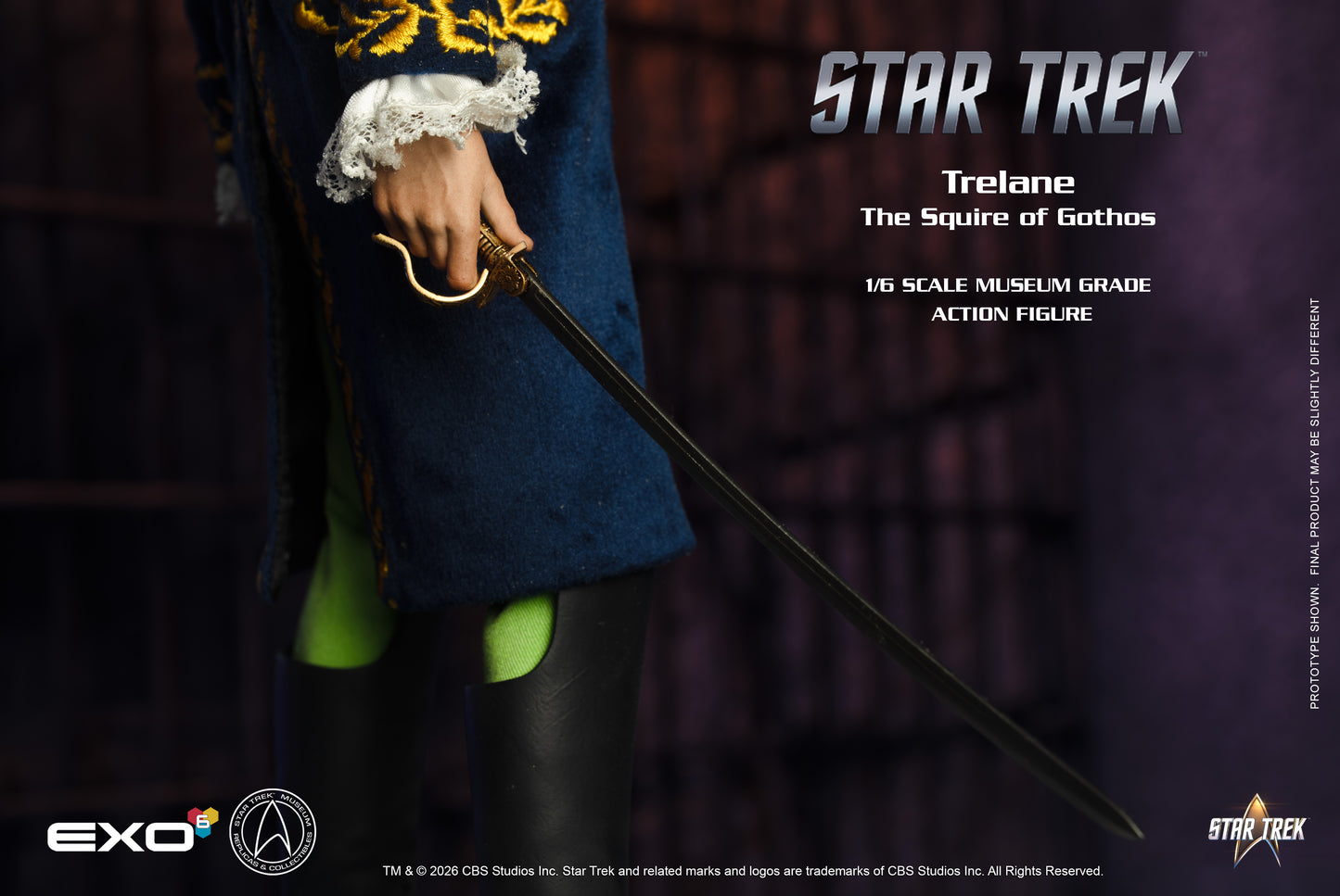 Star Trek: The Original Series: Trelane (The Squire of Gothos): 1/6 Scale Action Figure - EXO-6 Action Figures