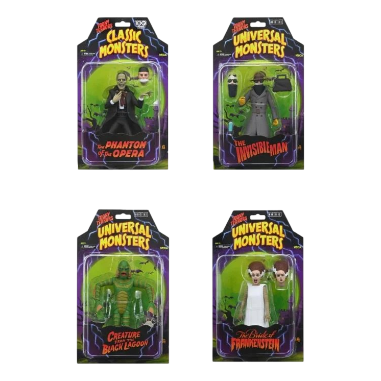 Universal Monsters: Toony Terrors: Set Of 4: Neca - Neca Action Figures