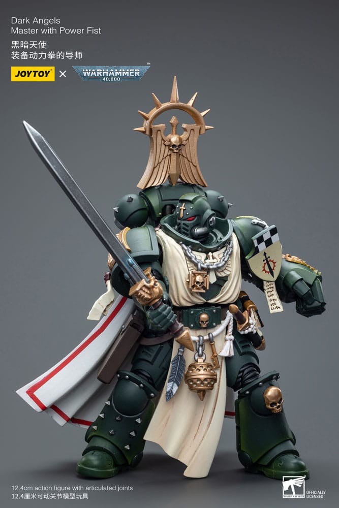 Warhammer 40k: Dark Angels: Master with Power Fist: Action Figure - Joy Toy Action Figures