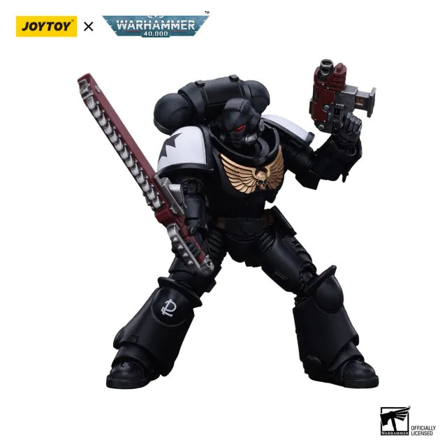 Warhammer 40k: Space Marines: Black Templars: Assault Intercessor: Outriders: Brother Valtus: Action Figure: Joy Toy Joy Toy