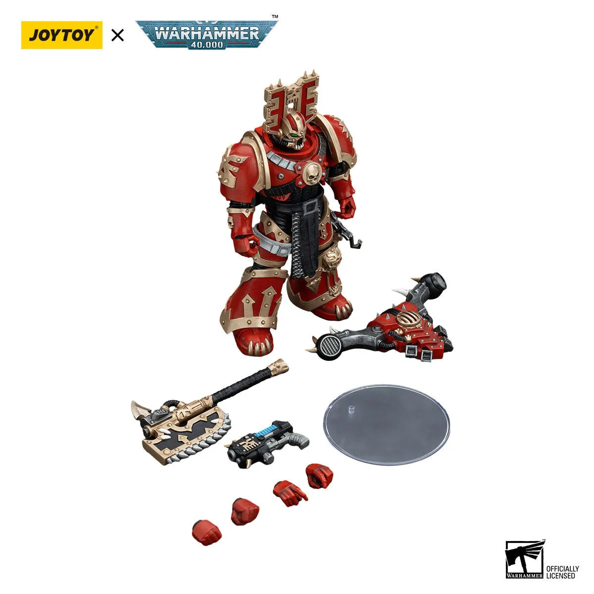 Warhammer 40k: World Eaters: Khorne Berzerker 4: Action Figure: Joy Toy Joy Toy