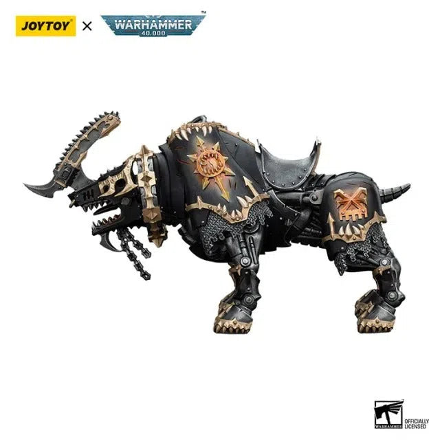 Warhammer 40k: World Eaters: Lord Invocatus with Khrone Juggernaut Daemon: Action Figure: Joy Toy Joy Toy
