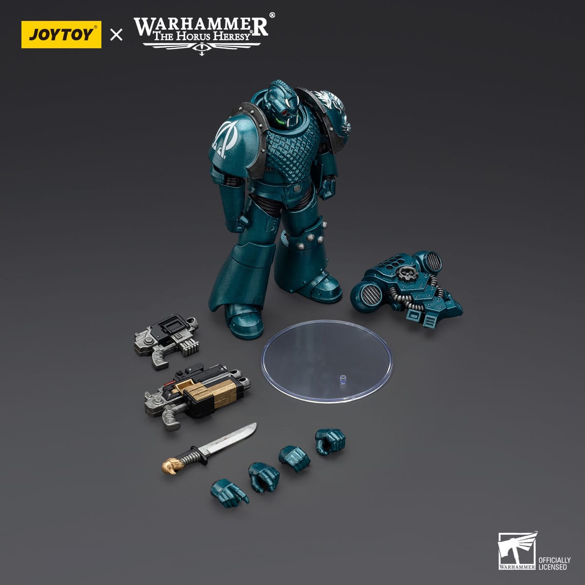 Warhammer: The Horus Heresy: Alpha Legion: Head hunter With Banestrike Combi-Bolter And Power Dagger - Joy Toy Action Figures