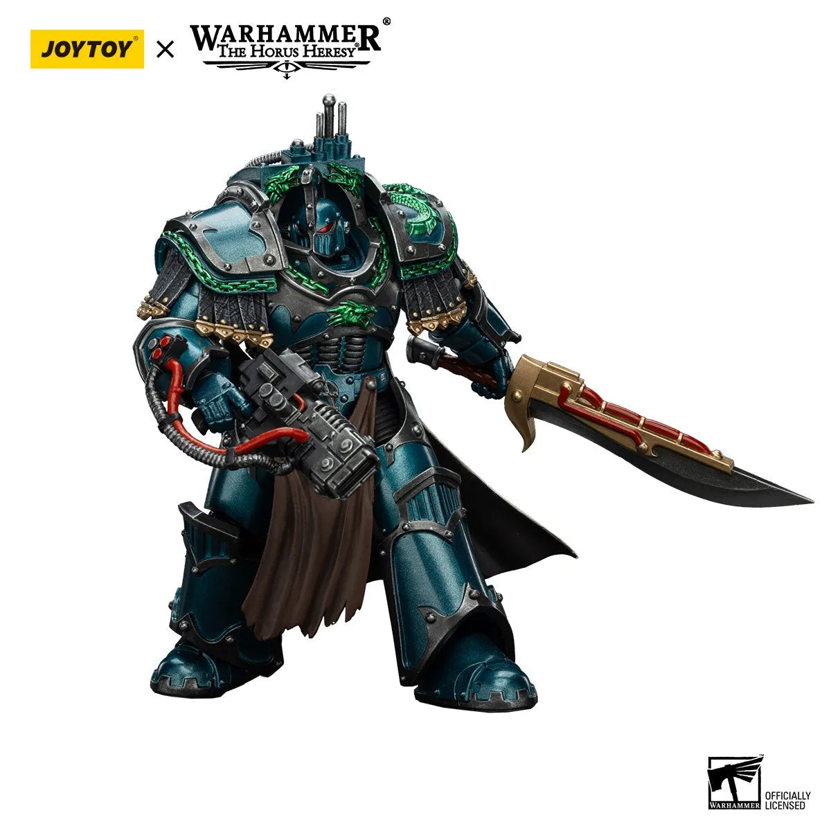 Warhammer: The Horus Heresy: Alpha Legion: Legion Praetor in Cataphractii Terminator Armour: Joy Toy - Joy Toy Action Figure