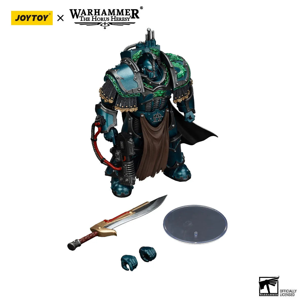 Warhammer: The Horus Heresy: Alpha Legion: Legion Praetor in Cataphractii Terminator Armour: Joy Toy - Joy Toy Action Figures