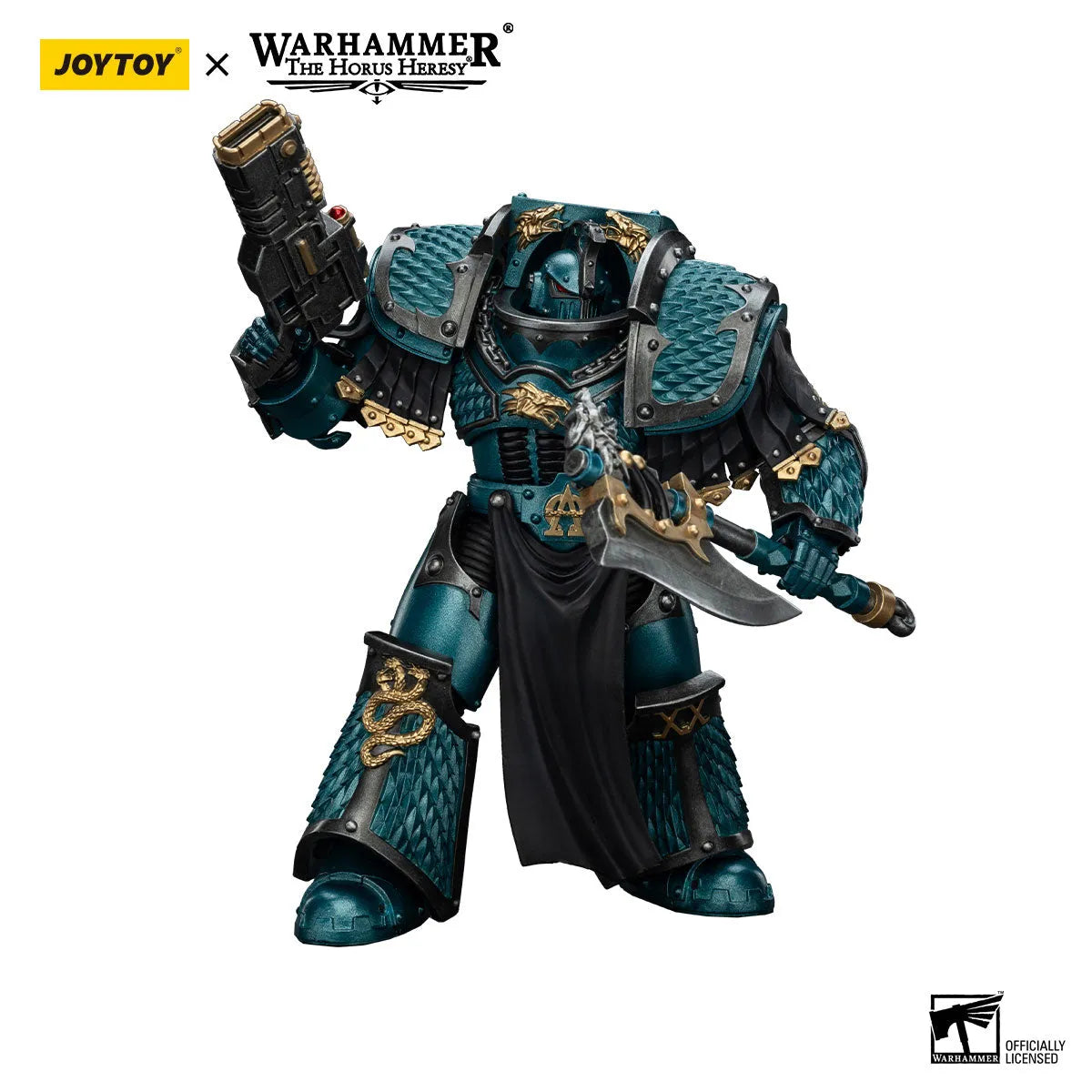 Warhammer: The Horus Heresy: Alpha Legion: Lernaean Terminator with Volkite Charger: Action Figure: Joy Toy - Joy Toy Action Figure