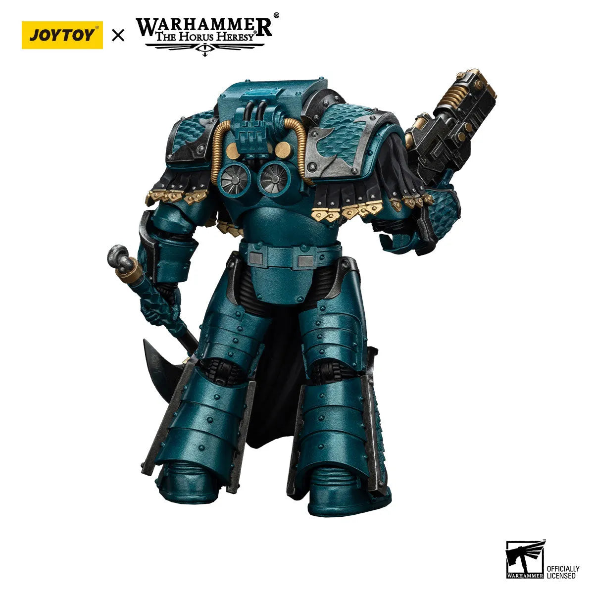 Warhammer: The Horus Heresy: Alpha Legion: Lernaean Terminator with Volkite Charger: Action Figure: Joy Toy - Joy Toy Action Figure