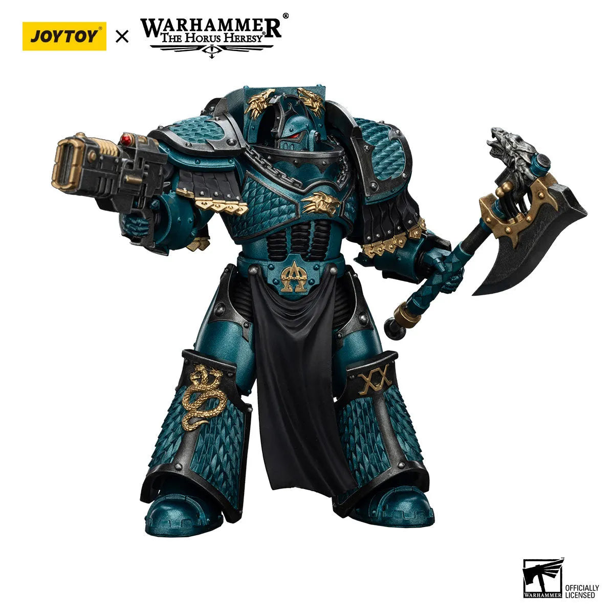 Warhammer: The Horus Heresy: Alpha Legion: Lernaean Terminator with Volkite Charger: Action Figure: Joy Toy - Joy Toy Action Figure