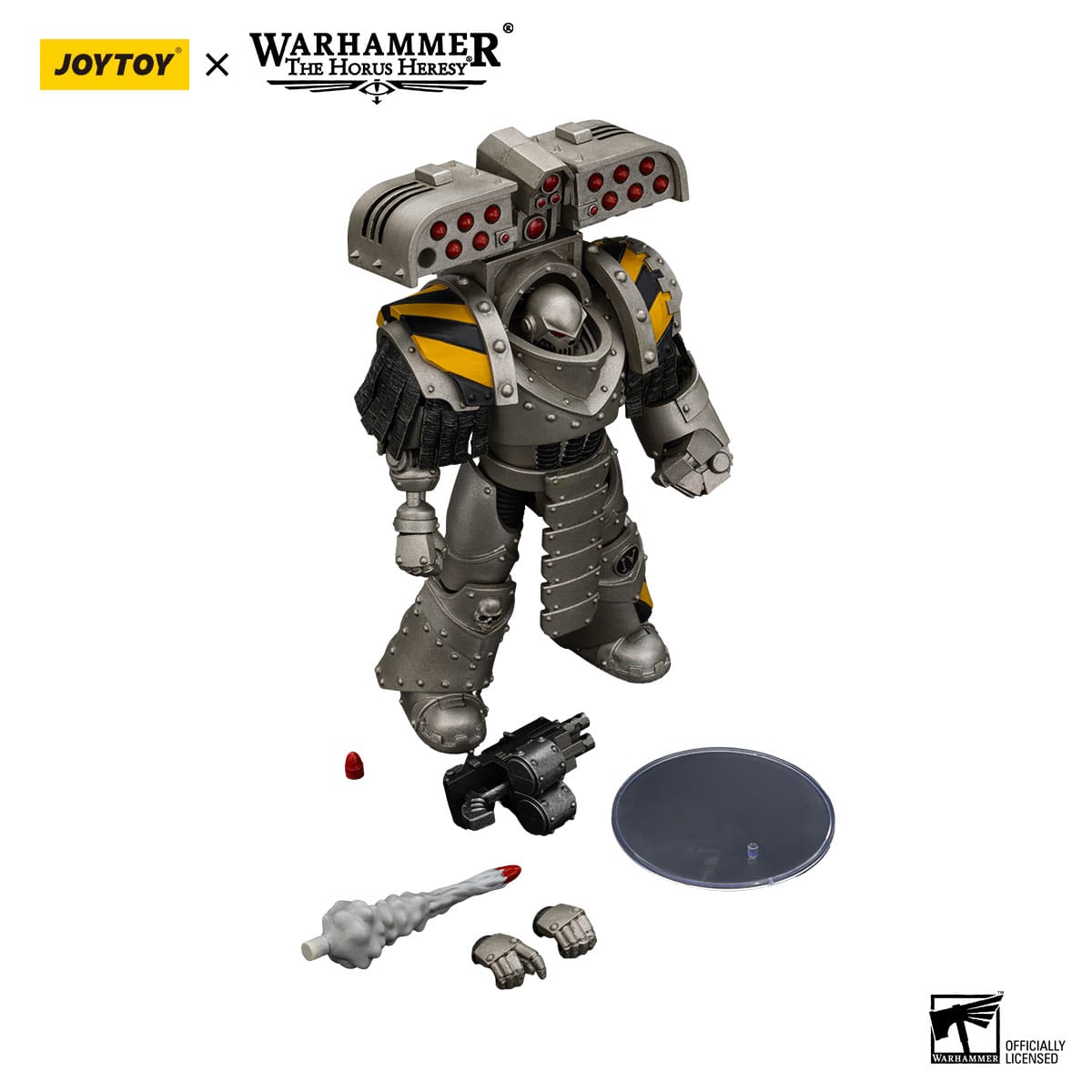 Warhammer: The Horus Heresy: Iron Warriors: Tyrant Siege Master Terminator with Rocket Launcher: Action Figure: Joy Toy - Joy Toy Action Figure