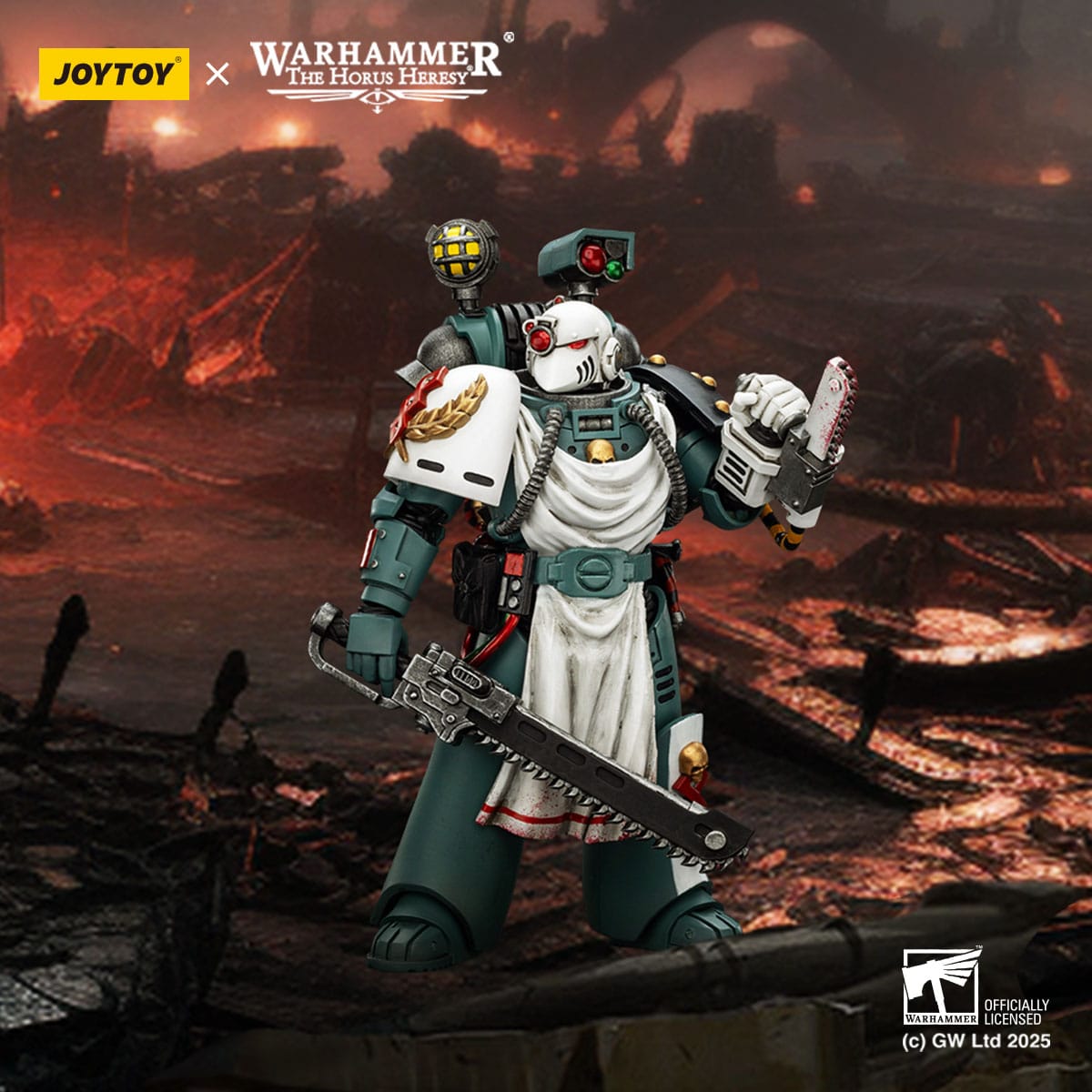 Warhammer: The Horus Heresy: Sons of Horus: Legion Apothecary: Action Figure - Joy Toy Action Figures