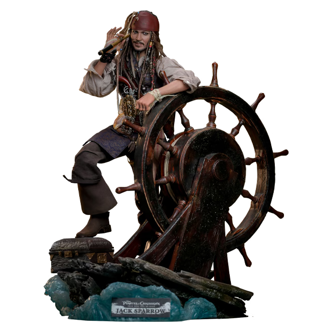 Jack Sparrow: Pirates Of The Caribbean: Dead Men Tell No Tales: Deluxe: Sixth Scale: DX38