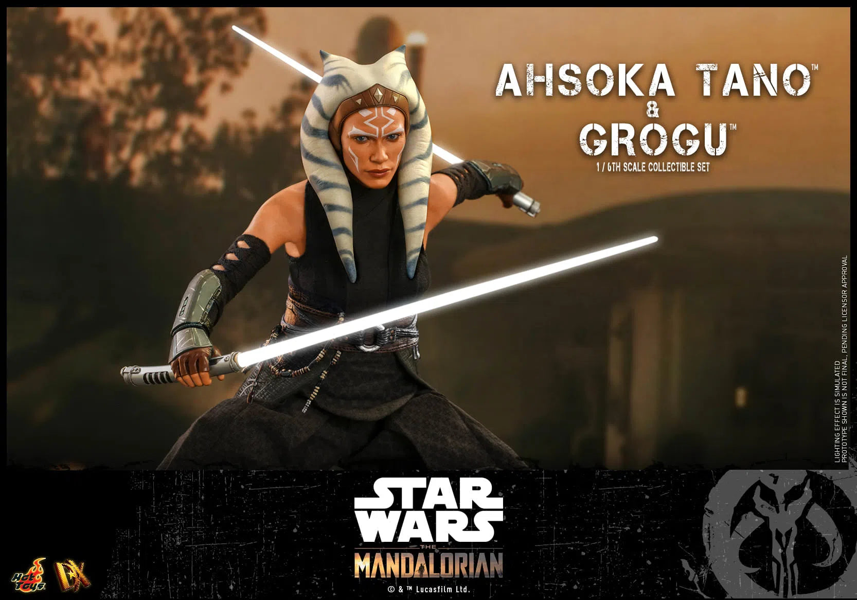 Ahsoka Tano & Grogu: DX21: The Mandalorian: Star Wars: Hot Toys