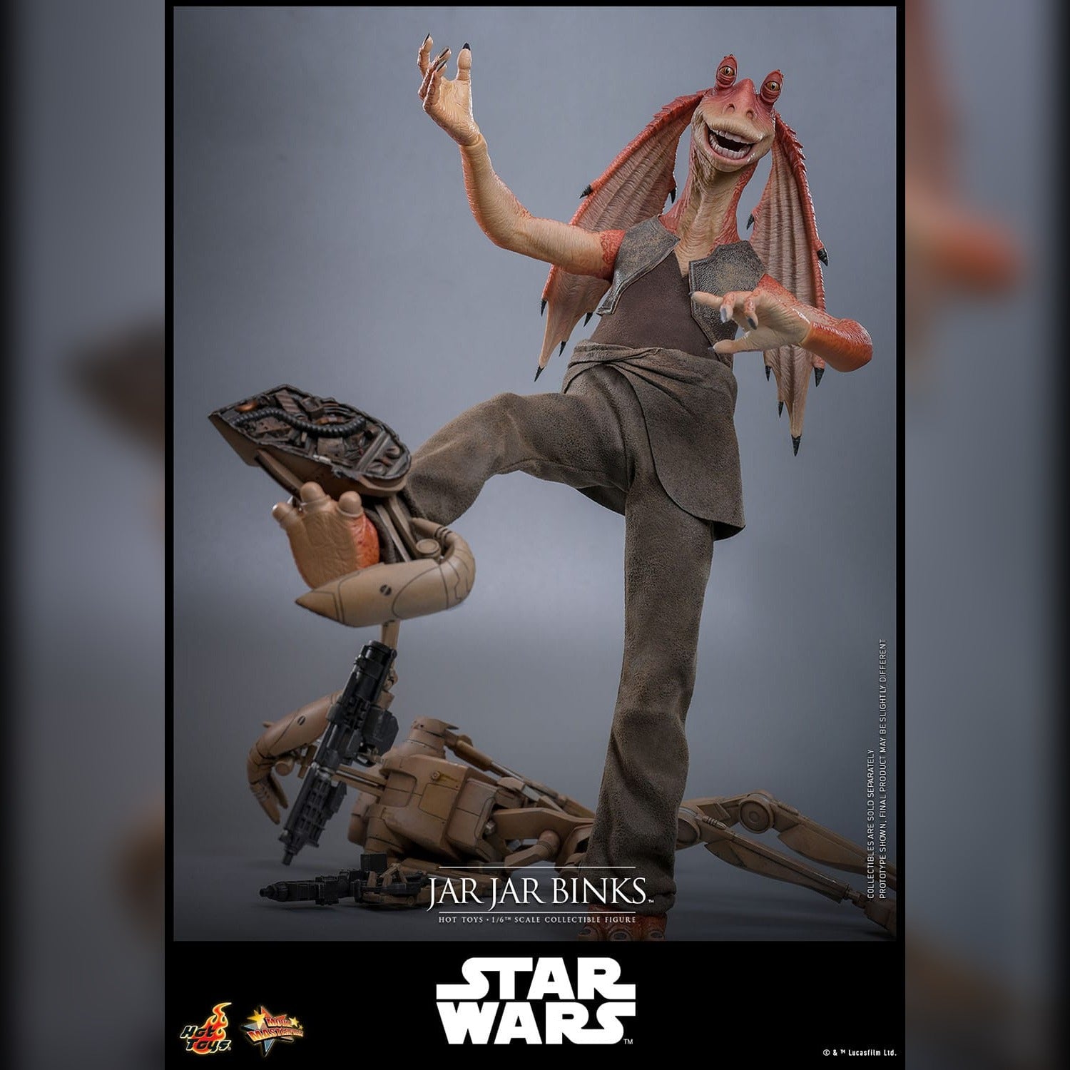 Star Wars: Episode I: The Phatom Menace: Jar Jar Binks: 1/6th Action Figure: Hot Toys Hot Toys