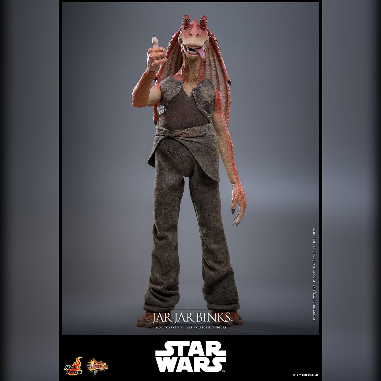 Star Wars: Episode I: The Phatom Menace: Jar Jar Binks: 1/6th Action Figure: Hot Toys Hot Toys