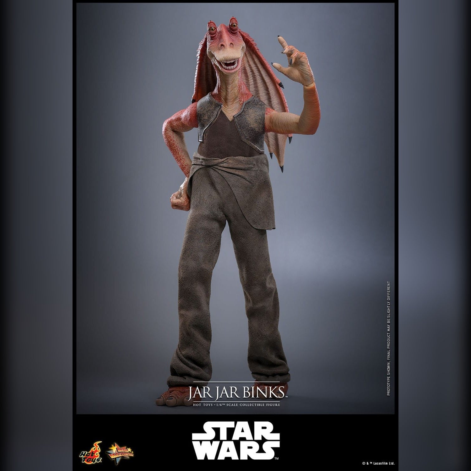 Star Wars: Episode I: The Phatom Menace: Jar Jar Binks: 1/6th Action Figure: Hot Toys Hot Toys