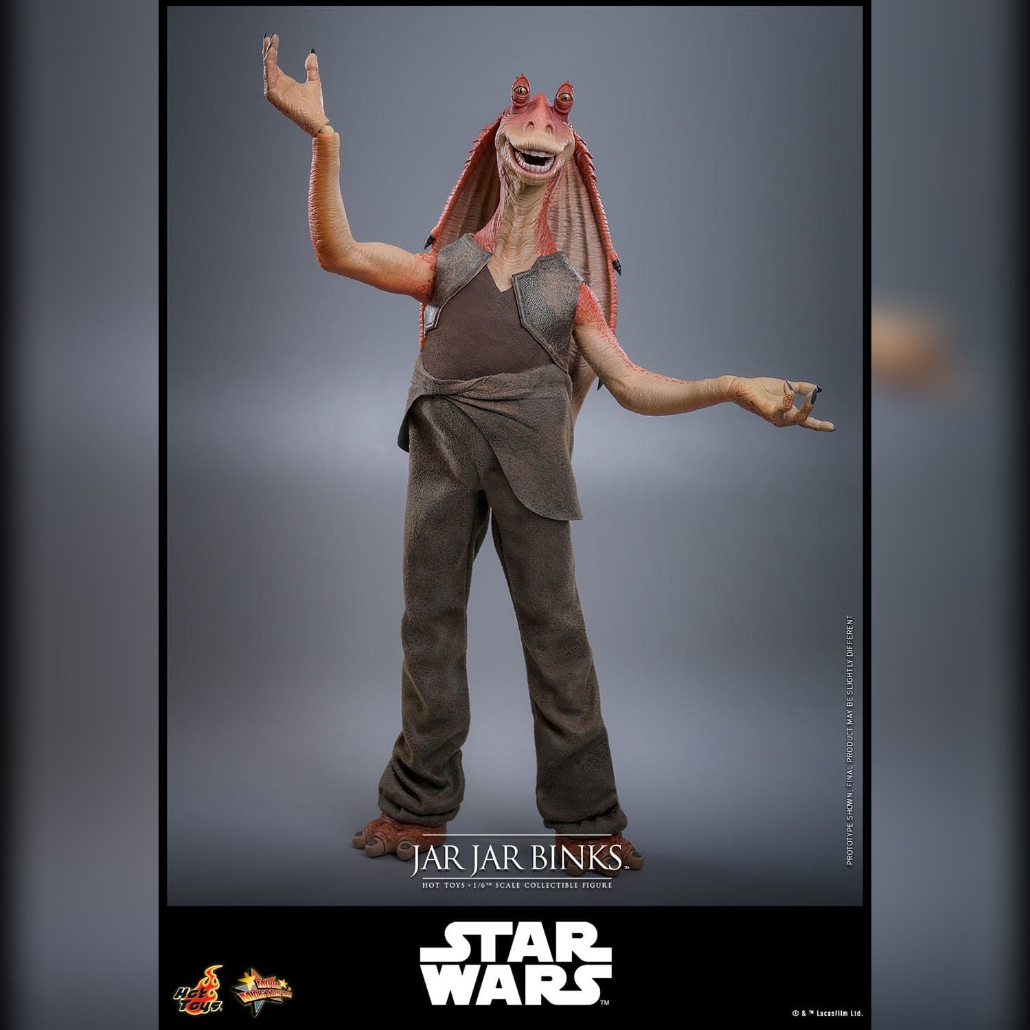 Star Wars: Episode I: The Phatom Menace: Jar Jar Binks: 1/6th Action Figure: Hot Toys Hot Toys