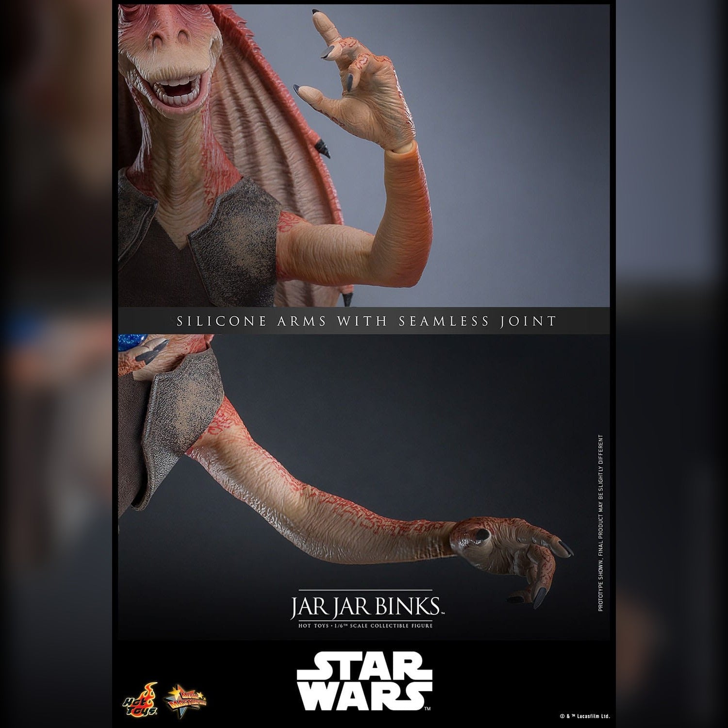 Star Wars: Episode I: The Phatom Menace: Jar Jar Binks: 1/6th Action Figure: Hot Toys Hot Toys