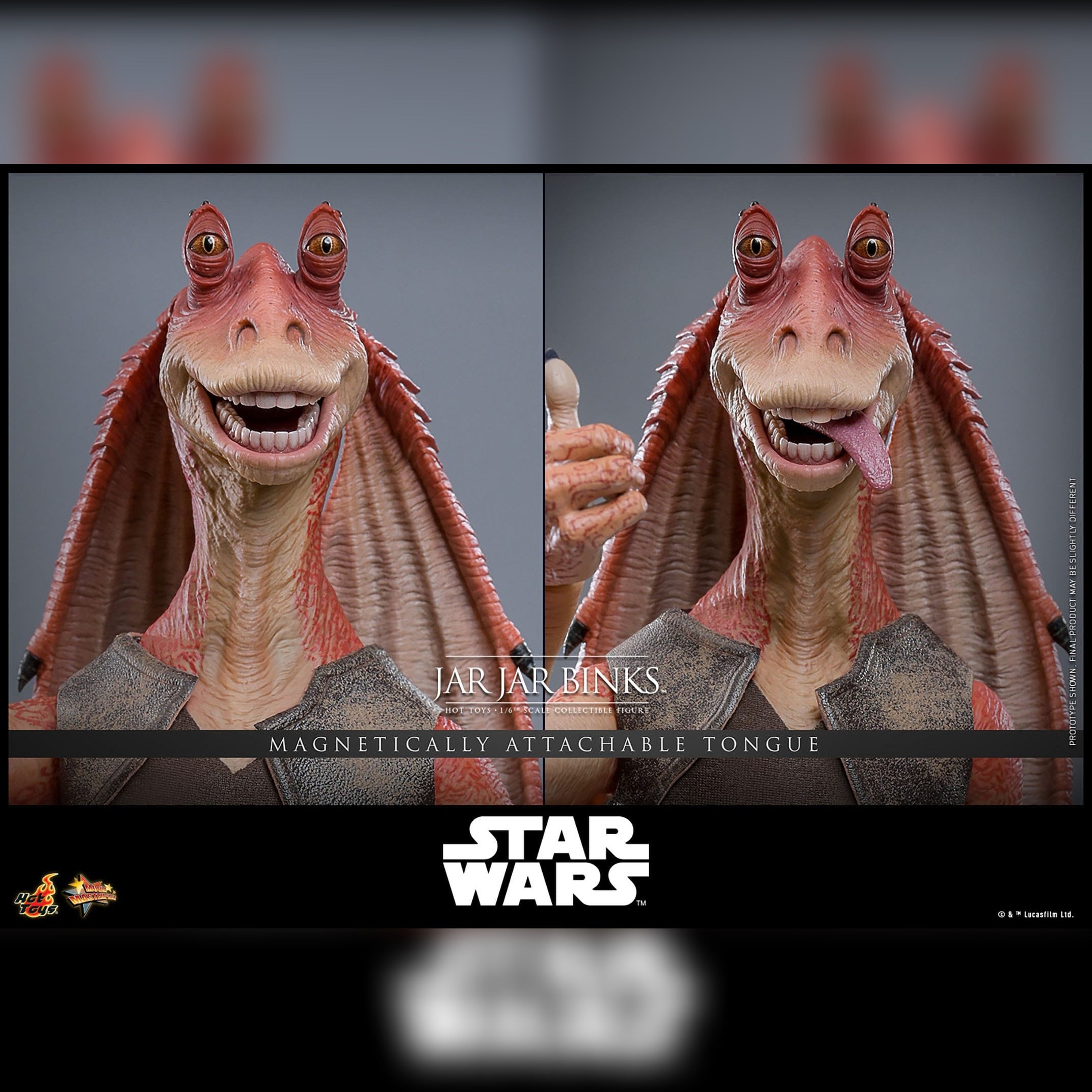 Star Wars: Episode I: The Phatom Menace: Jar Jar Binks: 1/6th Action Figure: Hot Toys Hot Toys