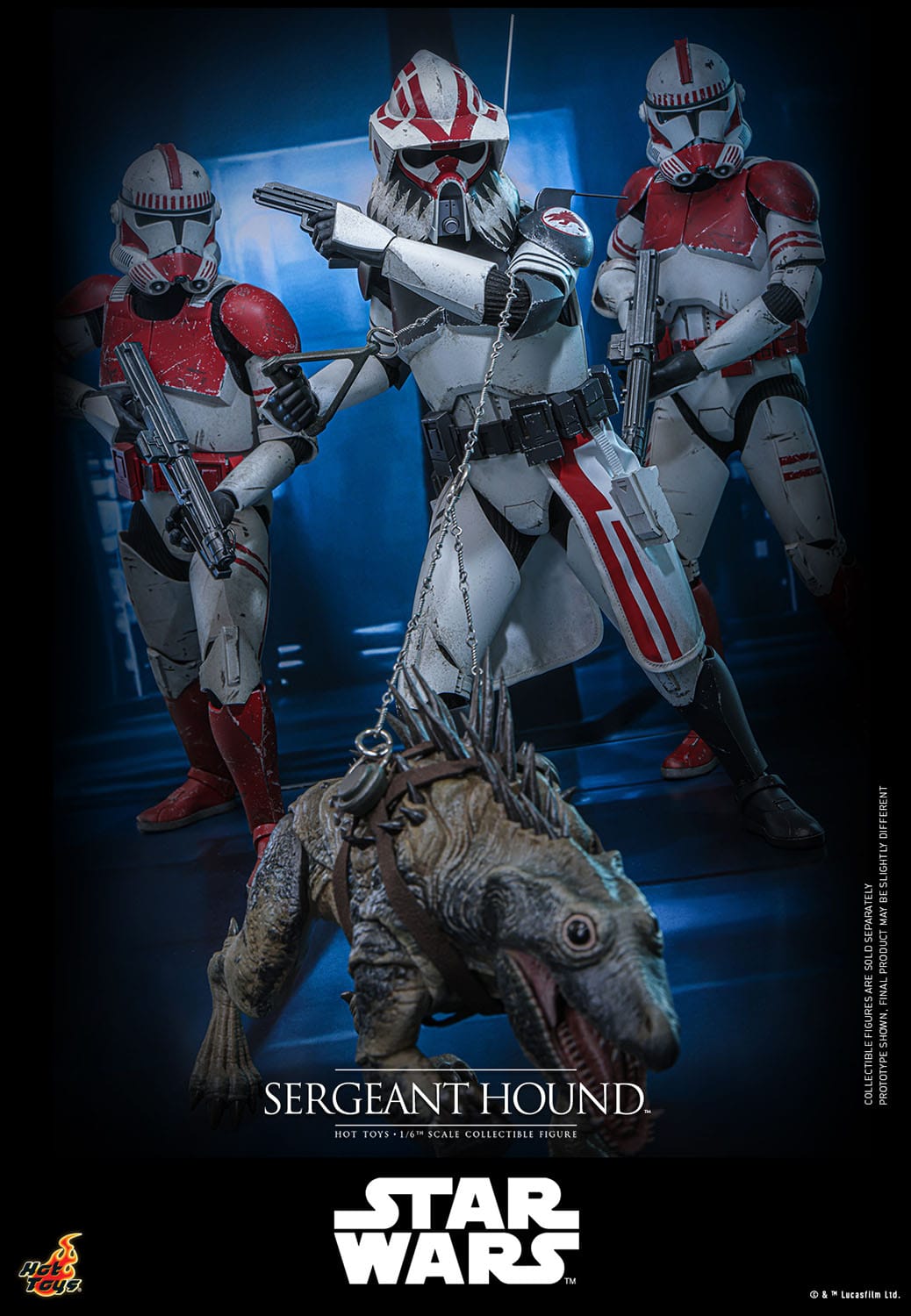 Star Wars: The Clone Wars: Sergeant Hound: 1/6th Scale Action Figure
