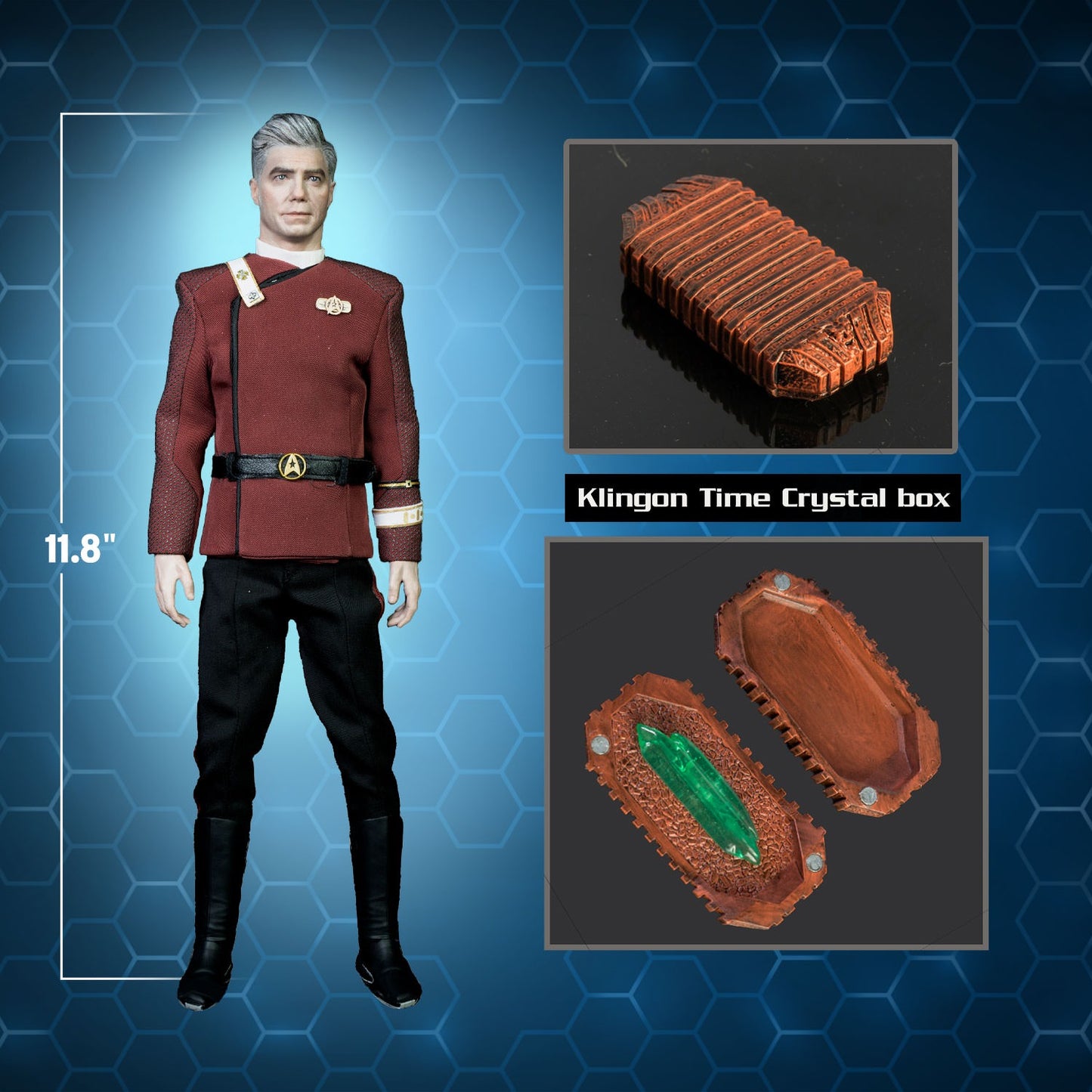 Star Trek: Strange New Worlds: Admiral Christopher Pike: 1/6 Scale Figure