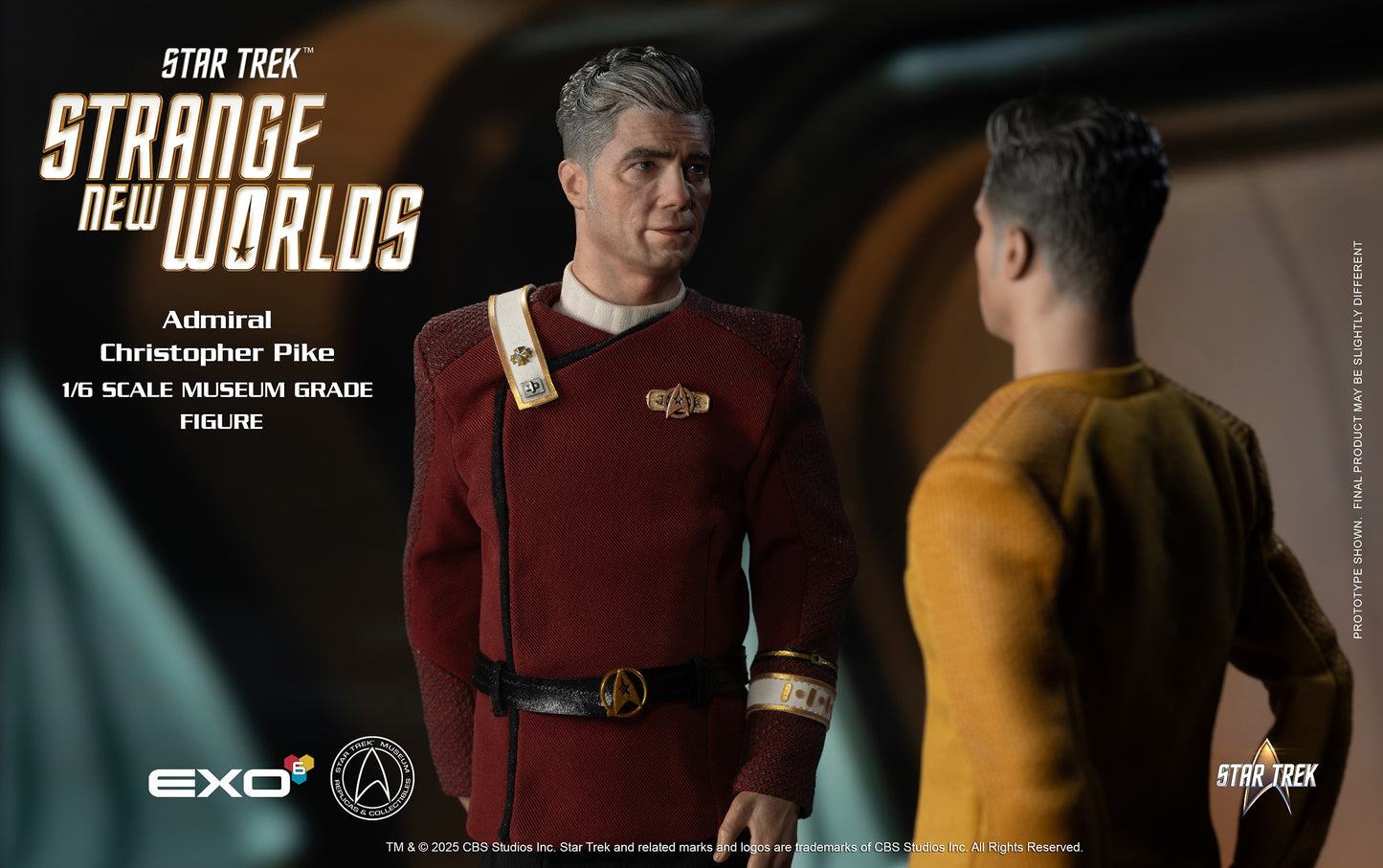 Star Trek: Strange New Worlds: Admiral Christopher Pike: 1/6 Scale Figure