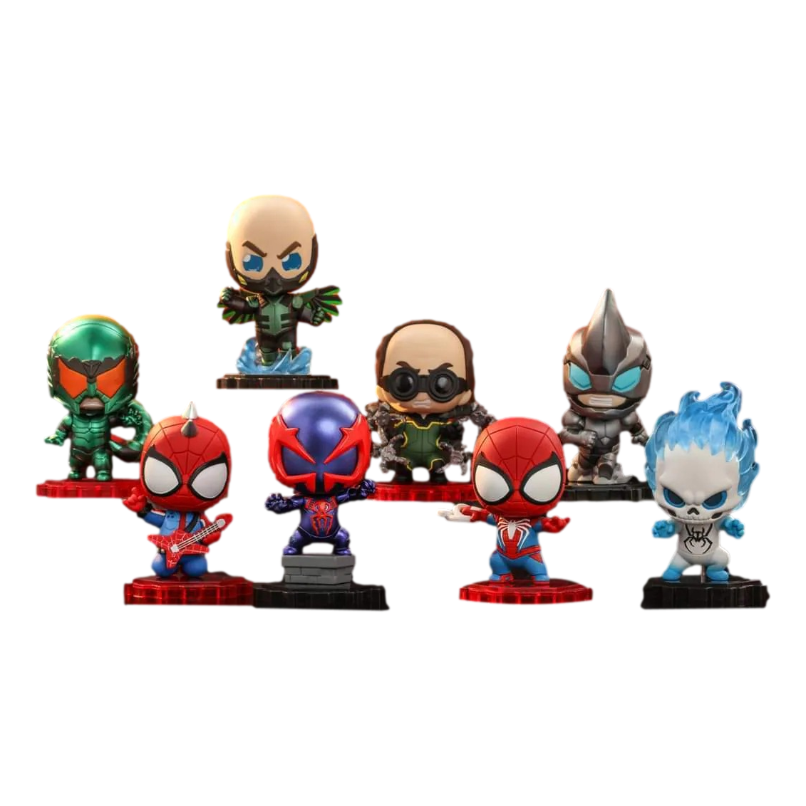 Spider-Man Cosbi Mini Figures 8 cm Blind Box Display Box Qty 8