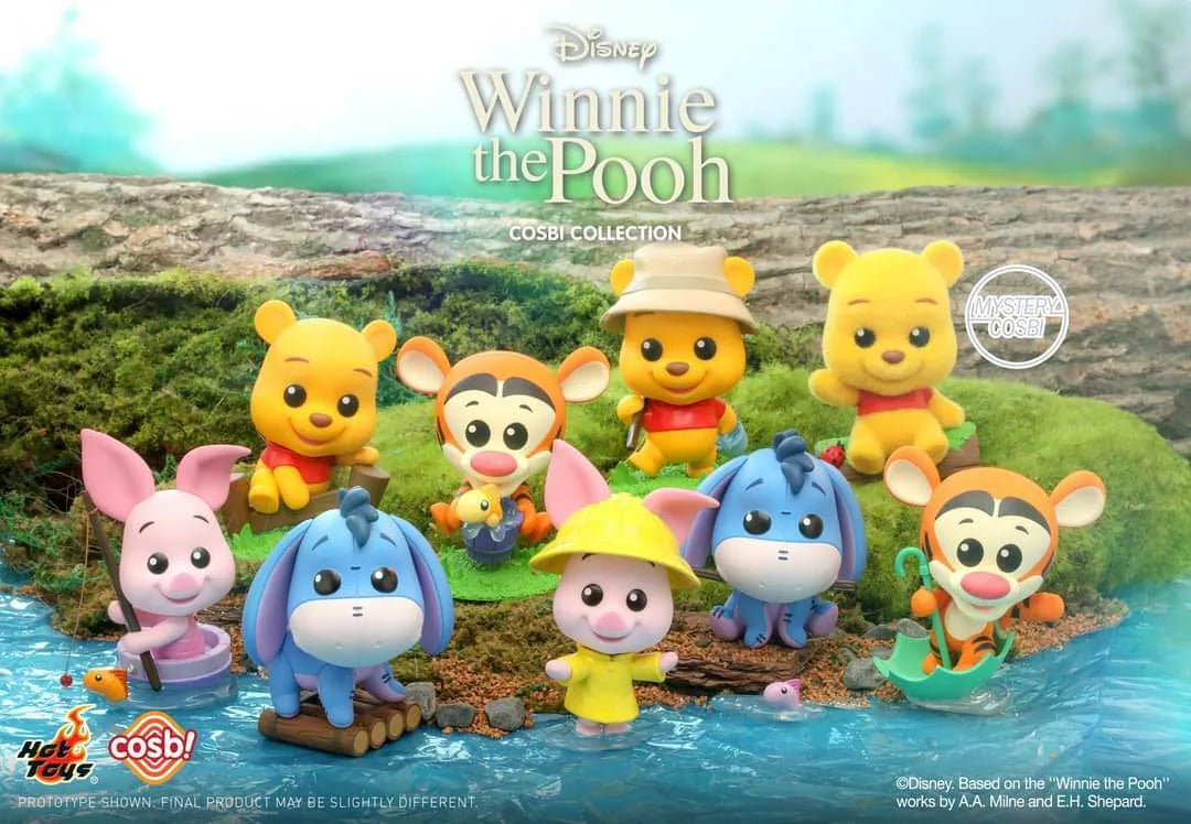 Disney Cosbi Mini Figures Winnie the Pooh 8 cm Blind Box Display Box Qty 8