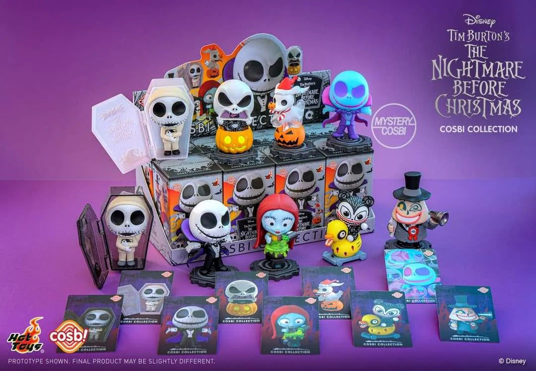 Nightmare Before Christmas Bobble Hero Cosbi Bobble-Head Series 2 8 cm Blind Box Display Box Qty 8