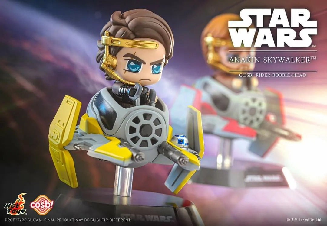 Star Wars Bobble Hero Cosbi Rider Bobble-Head 6 cm Blind Box Display Box Qty 6