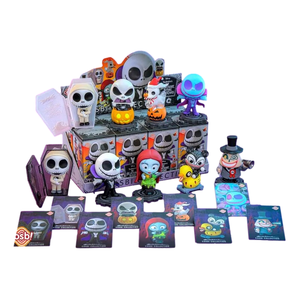 Nightmare Before Christmas Bobble Hero Cosbi Bobble-Head Series 2 8 cm Blind Box Display Box Qty 8