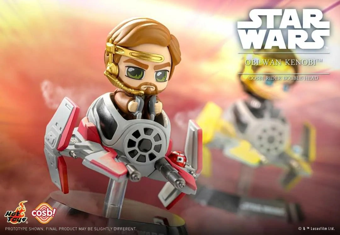 Star Wars Bobble Hero Cosbi Rider Bobble-Head 6 cm Blind Box Display Box Qty 6