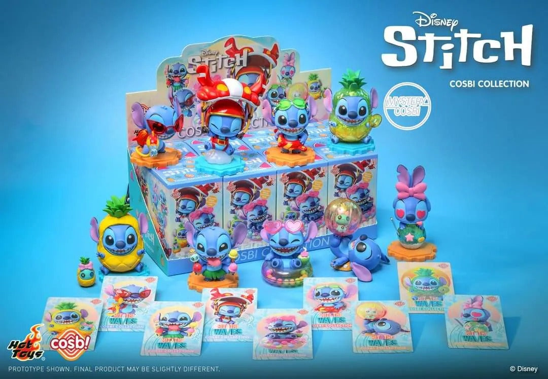 Lilo & Stitch Cosbi Mini Figures 8 cm Blind Box Display Box Qty 8