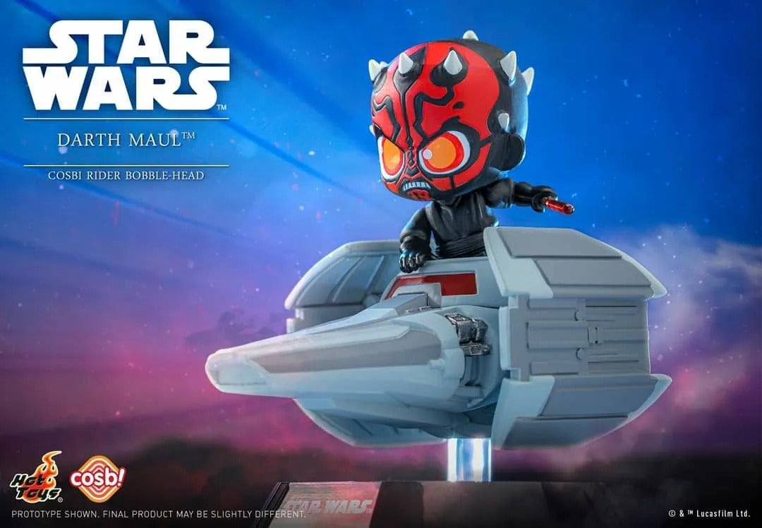 Star Wars Bobble Hero Cosbi Rider Bobble-Head 6 cm Blind Box Display Box Qty 6